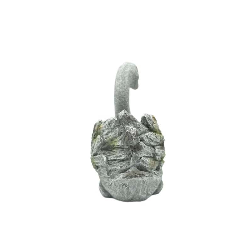 Elegant Swan Planter w Hole + Plug 34cm